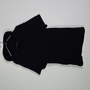 ALPHALETE medium black short sleeve athletic hoodie